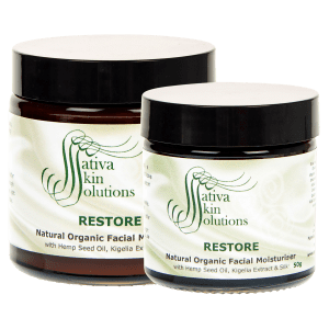 Sativa Restore Facial Moisturiser (Anti-Ageing) in Australia - Arianrhod Aromatics