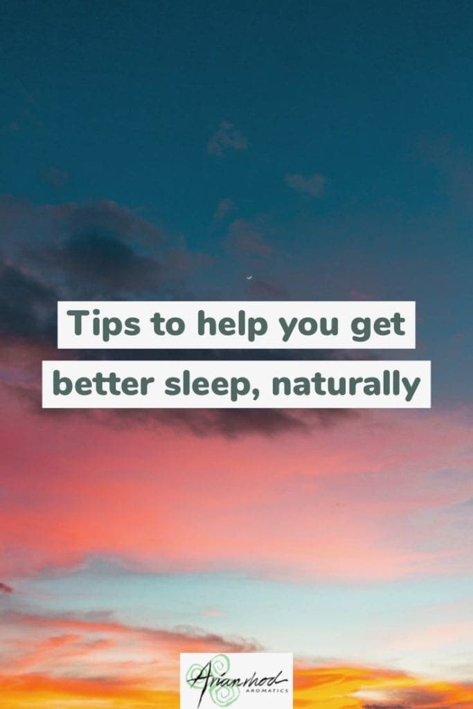Tips to get better sleep naturally Pin 1