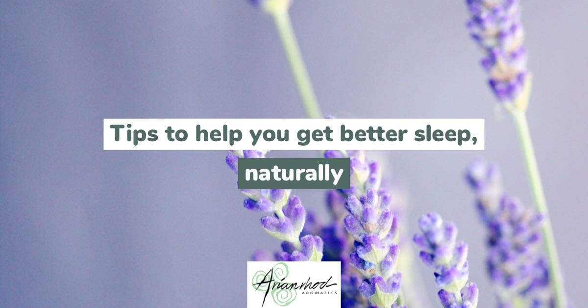 Tips to get better sleep naturally header